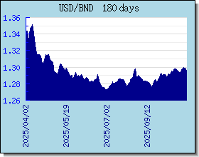 BND Wechselkurse Tabelle und Grafik